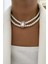 Çift Sıralı Abiye Inci Choker Kolye 1