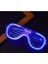 LED Işıklı Mavi Panjurlu Parti Gözlüğü – Eğlenceli Konsept Aksesuarı 2