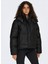 Siyah Kadın Mont Onlagnes Coated Puffer Jacket Otw 3