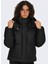 Siyah Kadın Mont Onlagnes Coated Puffer Jacket Otw 4