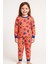 Kız Çocuk Likralı Penye Kaliteli Yunus Baskılı Pijama Takımı 2