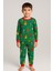 Erkek Çocuk Likralı Penye Kaliteli Robot Baskılı Pijama Takımı 3