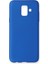 Samsung Galaxy A6 2018 Kılıf First Silikon - Mavi 1
