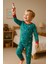 Erkek Çocuk Likralı Penye Kaliteli Uzay Baskılı Pijama Takımı 1
