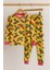 Kız Çocuk Likralı Penye Kaliteli Papağan Baskılı Pijama Takımı 3