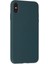 Iphone Xs Max Kılıf Nano Içi Kadife Silikon - Koyu Yeşil 3