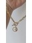 Paslanmaz Çelik Zincir Güneş Madalyon Kolye 1