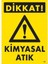 Dikkat Kimyasal Atık Uyarı Levhası 25X35 KOD:796 1
