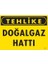 Tehlike Doğalgaz Hattı Uyarı Levhası 25X35 KOD:753 1