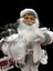 Beyaz Noel Baba Süsü Figür, 49 Cm, Şık ve Dekoratif Ithal Süs. 1