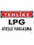 Lpg Ateşle Yaklaşma Uyarı Levhası 25X35 KOD:757 1