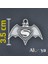 Batman Süperman Gümüş Kaplama Kolye Ucu 5