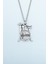 Bateri Gümüş Kaplama Düz Zincir Kolye 1