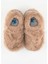 - Furry Furry Bej Kürk Barefoot Patik Beige Fur - 28 1