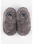 - Furry Furry Gri Kürk Barefoot Patik Gray Fur - 29 1