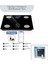 Siyah Yağ Ölçer Akıllı Bluetooth Cam Baskül Pilli 180KG/50GR 26X26CM 8-Kişi Hafıza LCD Ekran ℃ Gösterge SBS-4470 (4887) 1
