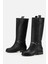Kadın Siyah Zincir Detaylı Çizme 11