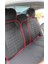 Mazda 2 Oto Koltuk Minderi Ön Arka 5'li Takım Siyah Kırmızı Fivestar Scr 3