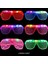 Işıklı Panjur Şeritli LED Parti Gözlüğü 6 Renk 6’lı Set 1