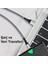 DC33 USB 3.0 To Lightning 1m Tel Örgü 60W Kablo - Gümüş 5