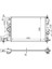 Brazing Su Radyatörü Opel Astra J- 1.4i/1.6i/1.8i 09- (Mt) (580X398X26) 1