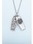 Tabut - İskelet Gümüş Kaplama Düz Zincir Kolye 1