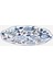 Strawberry Garden Mavi Porselen Yemek Tabağı 26,5 cm 5