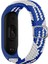 Flm Xiaomi Mi Band 4 Star Kordon - Mavi-Beyaz 1