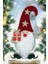 Kırmızı Ahşap Kürklü Gnome Noel Baba Biblo, 14 Cm, Şık Yılbaşı Dekorasyonu 3