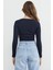 V Yaka Uzun Kol Crop Bluz 4