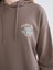 Baskılı Oversize Kadın Kalın Hoodie (W5) 3