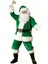 Koyu Yeşil Noel Baba Kostümü Yetişkin 1