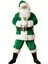 Koyu Yeşil Noel Baba Kostümü Yetişkin 2