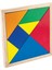 Turuncu Ahşap Tangram Oyunu, Eğlenceli ve Öğretici Zeka Geliştirici Takım 3