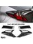 4pcs Karbon Fiber Tarzı Arka Arka Lamba Kuyruğu Işık Kapağı Fit Toyota Chr C-Hr 2016-2018 (Yurt Dışından) 2