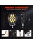 Kamyon Için 4 Inç LED Iş Işıkları Beyaz Amber Yuvarlak Iş Işığı Işık Yardımcı Offroad Traktör Suv Atv Boat Için Sürüş Işığı (Yurt Dışından) 5