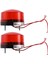2x Ac 220V Endüstriyel LED Flaş Flaş Işık Kaza Uyarı Lambası Kırmızı LTE-5061 De (Yurt Dışından) 1