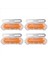 4pcs 24V LED Araba Yan Işaretli Işıklar Dönüş Sinyal Işıkları Kamyon Yan Işıkları Römork Kamyonları Için Uygun (Yurt Dışından) 1