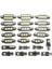 23PCS LED Araba Iç Işık Kubbesi Gövde Haritası Plaka Lambası Ampul Kiti (Yurt Dışından) 1