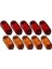 5x Amber+5x Kırmızı LED Araba Kamyon Römork Rv Oval 2 5 Inç Yan Boşluk Işaretleyici Işık (Yurt Dışından) 1
