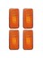 4pcs 24V Yan Işaretçi Scania G P R S Serisi Kamyon Aksesuarları Için LED Işık Parçaları 1737413 Yüksek Kaliteli Kamyon Sinyal Lambası (Yurt Dışından) 3