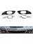 Araba Ön L &amp R Krom Tampon Sis Izgara Izgaraları Mercedes-Benz Için Trim W211 E320 07-09 A2118851174 A2118851274 (Yurt Dışından) 3