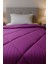 Polycotton Fırçalı Tek Kişilik Yorgan Fuşya - Gül Kurusu (155x215) 7
