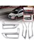 4pcs Krom Ön Arka Sis Kapağı Nissan Rogue X-Trail T32 2017-2020 Için Tampon Reflektör Çerçevesi (Yurt Dışından) 2