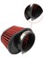 2pcs Evrensel Yuvarlak Konik Araba Motosiklet Hava Filtresi 51MM 2 Inç Emme Filtre-Kırmızı (Yurt Dışından) 2