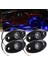 4pcs 9led Süper Parlak Kaya Işık Kiti LED Su Geçirmez LED Neon Underglow Işık Off Road Kamyon Teknesi Mavisi (Yurt Dışından) 2
