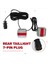 1set 12V Arka Çekme Römork Kuyruğu Işık 7 Pin Fiş Fren Fren Durağı Göstergesi Lisans Numarası Plaka Lambası Reflektör Kamyon (Yurt Dışından) 5