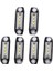 6pcs LED Plaka Plaka Işığı Volvo S80 XC90 S40 V60 XC60 S60 C70 V50 XC70 V70 (Yurt Dışından) 1
