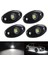 4pcs 9led Süper Parlak Kaya Işık Kiti LED Su Geçirmez LED Neon Undergow Işık Off Road Kamyon Teknesi Beyaz (Yurt Dışından) 4