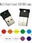 2pcs Universal Mini USB LED Araba Işık Otomatik Iç Atmosfer Hafif Renkli Dekoratif Lamba Araç Aksesuarları (Yurt Dışından) 2
